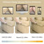 Canapé modulaire en forme de L Camel Corduroy