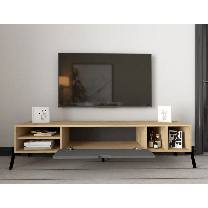 Ensemble de meubles de salon, Naturel/noir