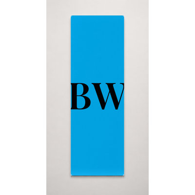 «Botswana World Flag Luxury Diamond Monogram» - blanc bleu noir - art mural sur toile