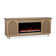Dahlia 76" Landscape Electric Fireplace Tv Stand In White Oak