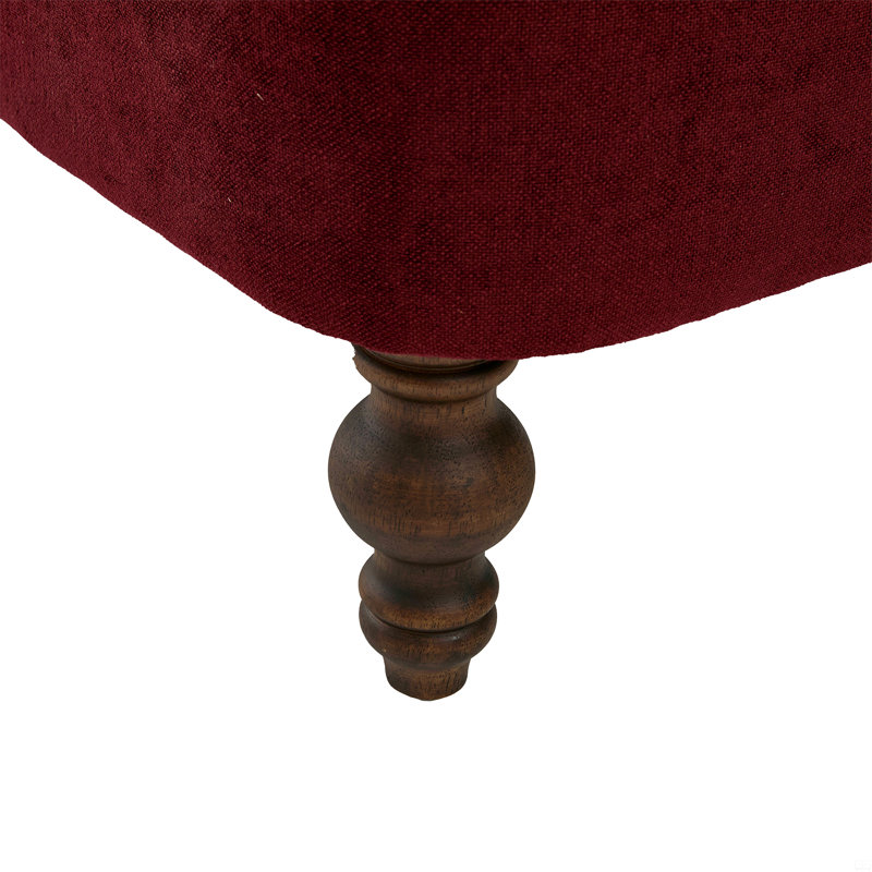 Canapé-lit simple surdimensionné d'intérieur en tissu, Rouge
