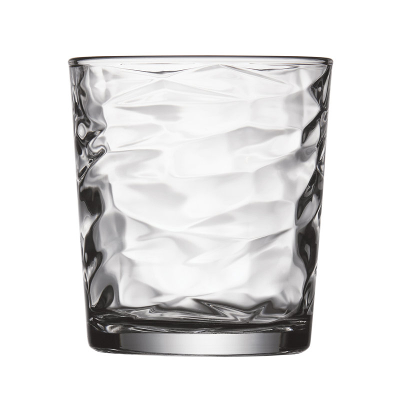 Ensemble de 8 verres à whisky Origami 8 pièces - verre haut 500 ml et verre court 390 ml