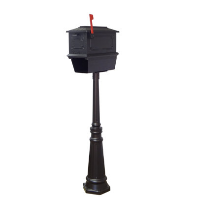 Kingston Aluminum Post Mounted Mailbox