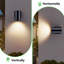 Luminaire mural d'extérieur moderne cylindrique E26 noir mat, lumière de porche imperméable, applique extérieure, pour patio, garage, porte