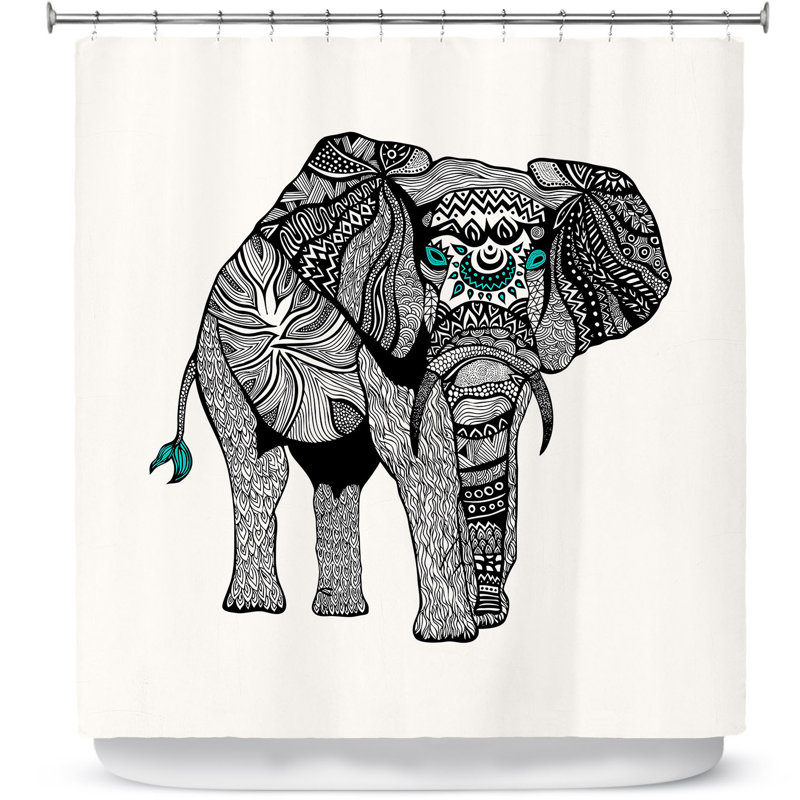 Rideau de douche Aristes One Tribal Elephant