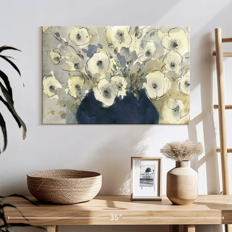 Étude Harnek White Blossom I, H 16 po x l 24 po