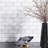 Carrara 11.82 in. x 11.82 in. Brick Joint Polished Marble Mosaic Tile