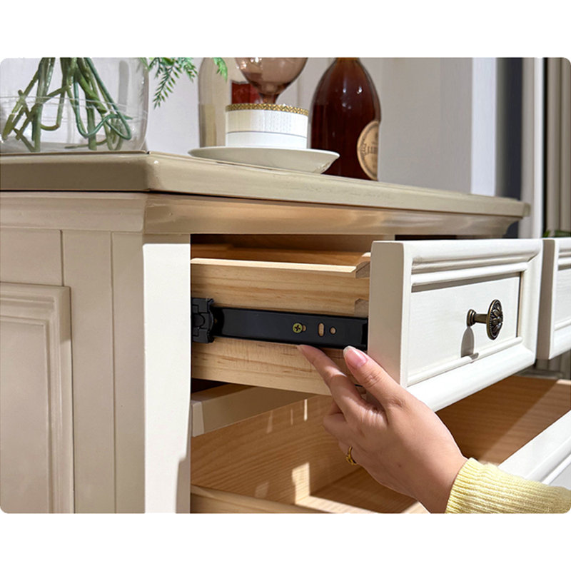 Commode d'appoint crème de style américain minimaliste