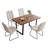 5-Piece Rectangular Dining Table Set With 4 Chairs For Dining Kitchen Room-437880053