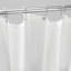 Rideau de douche simple de couleur unie EVA