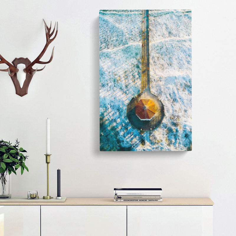 Manhattan Beach - Wrapped Canvas, 50cm H x 35cm W x 3cm D