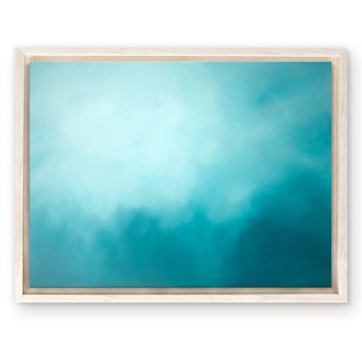 Coastal Retreat Underwater Clouds XIV by  - Floater Frame Print on Canvas