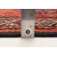 Tapis rouge unique fait à la main 3 pi 11 po x 6 pi 4 po Andelz