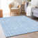 Premium Machine Washable Prisco Sky Rug