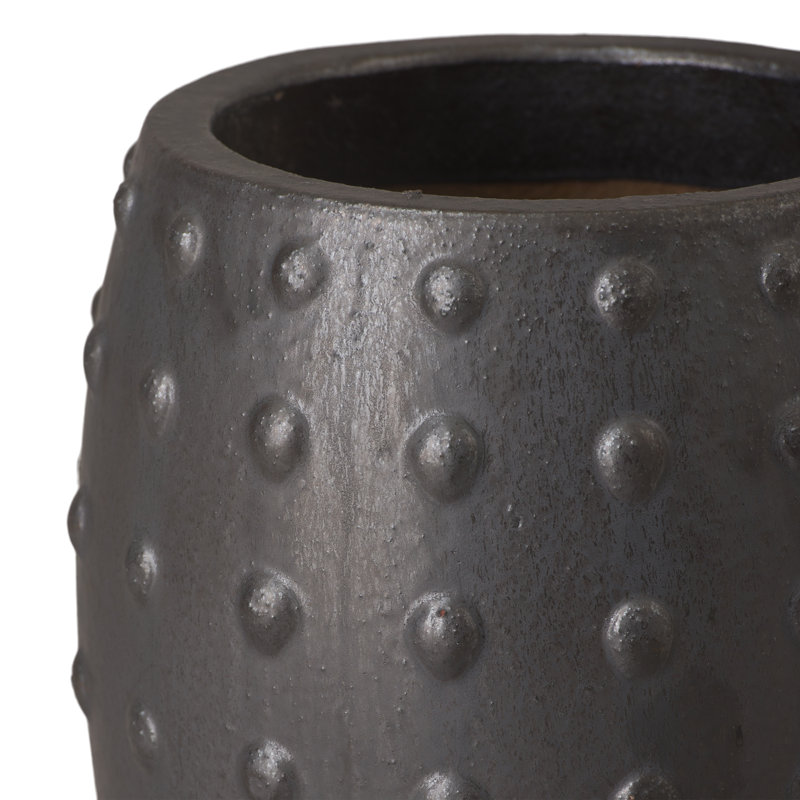 Chaely Handmade Ceramic Pot Planter, 18" H x 14" W x 14" D