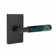 Select Round Privacy (Bed & Bath) Door Lever with Rectangle Rosette