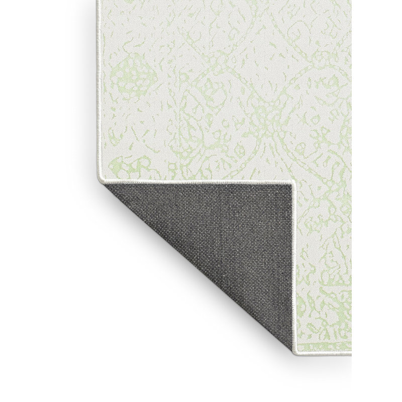 Tapis abstrait crème, Rectangle 5 pi x 7 pi