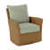 Fauteuil pivotant en polyester de 28 po de largeur Lanai