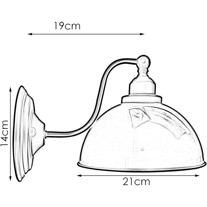 Wigburg Armed Sconce, No, Black