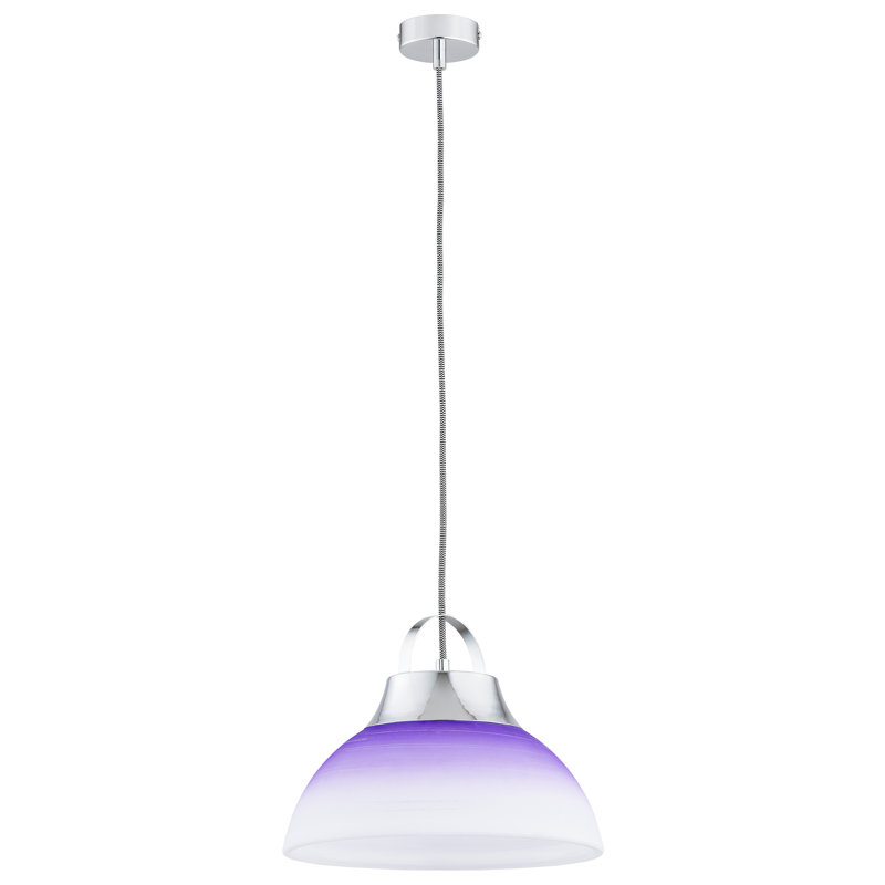 Sheilds 1 - Light Dome Pendant, Violet