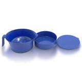 Colander & Food Strainer Kitchen Set - Strains Ground Beef & Bacon Grease - Colander Set Rinses Pasta, Rice, Fruit, & Vegetables | Comes With Grease Container With Li