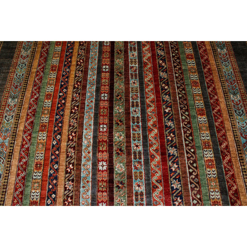 Tapis tribal turc multicolore 7 x 7 x 7