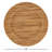 Bogor Collection Wood Striped Charger-69554043