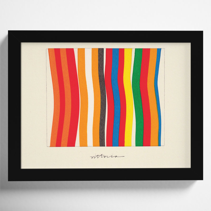 I'm Parallel To Myself by Amber Vittoria, 10" H x 13" W x 1" D, Black