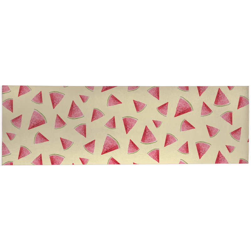 Summer Melon Outdoor Rug, Runner 2'6" x 8'