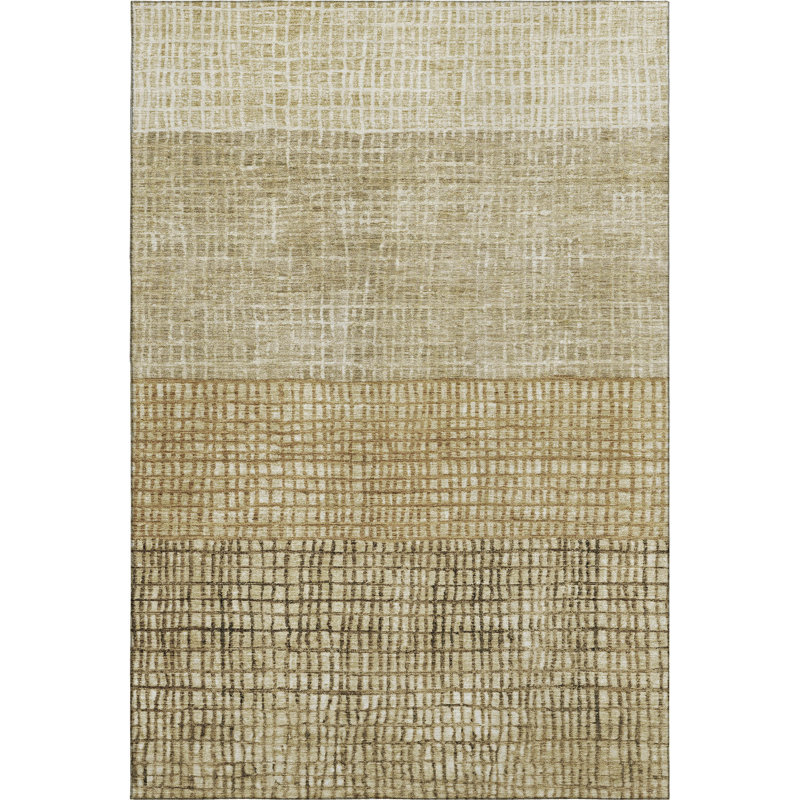 Premium Machine Washable Monnier AMF1831 Geometric Rug, Rectangle 5' x 7'6"