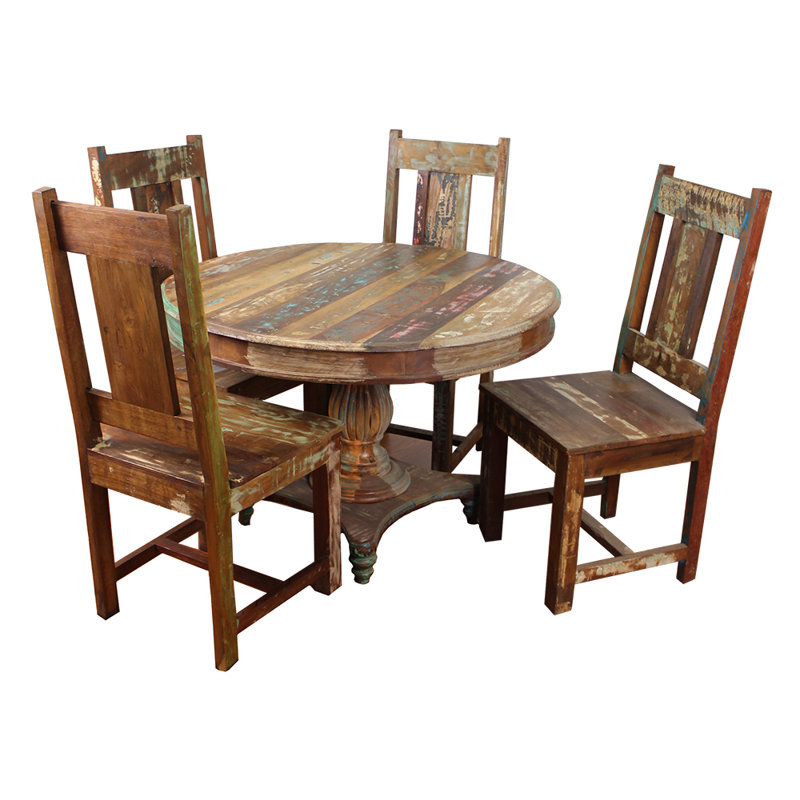 Chaise en bois massif Killingly
