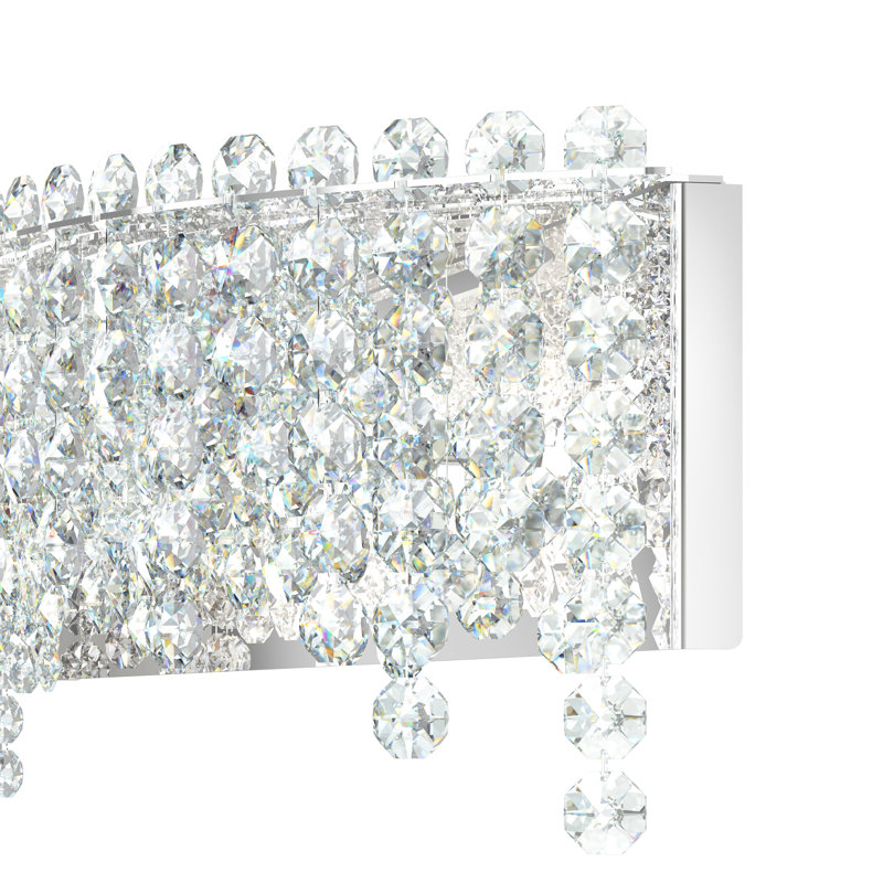 Chantant 6 - Light Flush Mounted Sconce, Heritage Clear Crystal