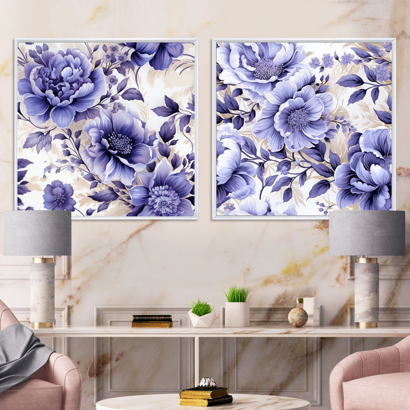 Coastal Victorian Tranquility, Cadre flottant blanc, H 30 po x l 61 po