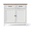 Buffet 32 po avec deux tiroirs et tablettes réglables pour la cuisine ou le salon-98676477
