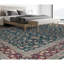 Tapis bleu foncé noué à la main de haute qualité