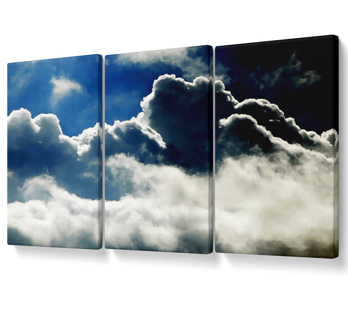 Ebern Designs Heavens Doorway - 3 Piece Wrapped Canvas Graphic Art ...