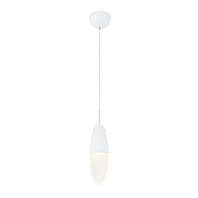 Lustre blanc élégant, 47,2 po x 47,2 po | 70% métal et 30% acrylique, ampoule à DEL SMD 1 x 5 W incluse | Luminaire moderne pour le salon et la salle à manger, design élégant et écoénergétique