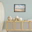  Toile flottante encadrée «Cloudy Summer Beach» par LSR Design Studio-834805097-834805098