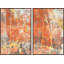 Anilyah «Terre Cotta Lace Diptych», ensemble de 2 reproductions d'art encadrées-29544532