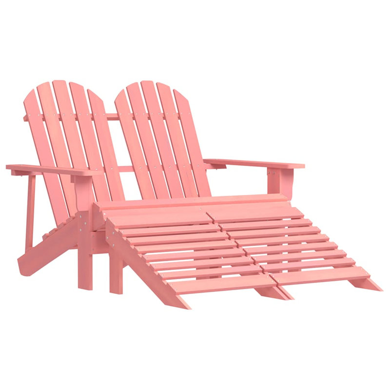 Buruk Fir Outdoor Adirondack Chair, Pink