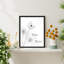 «Make A Wish Dandelion Flower Wall Botanical Floral Wall Decor Inspirational Wall Decor» sur papier-98267035-98267036
