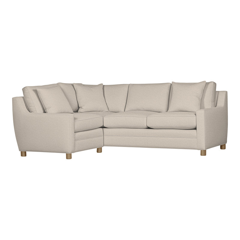 American Bungalow 2-Piece Fairgrove Sectional, Nadia Steam, Hampton