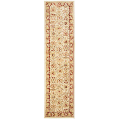 Tapis crème / rouge Dunbar