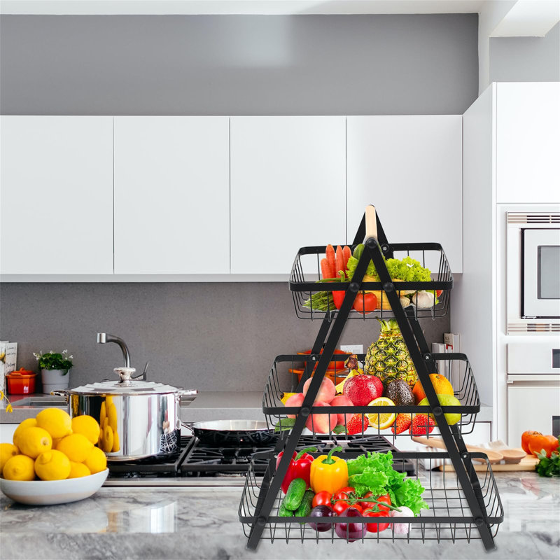 Ebern Designs Metal Fruit Basket