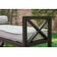 Banc de jardin extérieur en aluminium avec coussins Camden