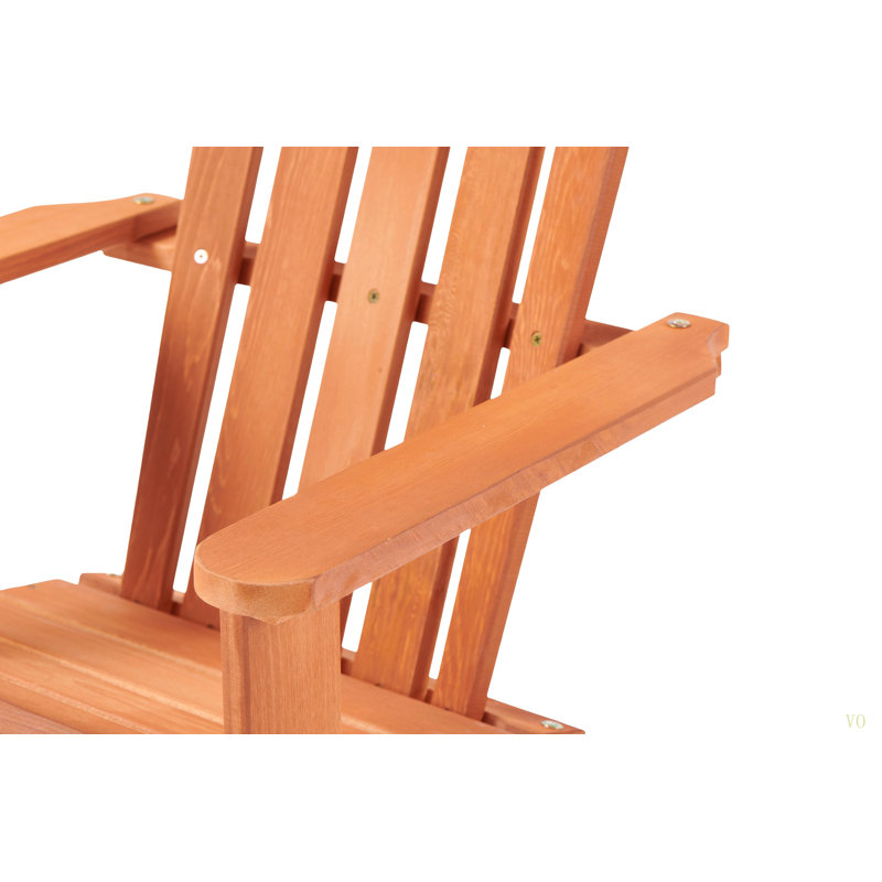 Wooden Kid's Adirondack Chair For Indoor And Outdoor, Natural Cedar Patio Lounge Chiar For Kids