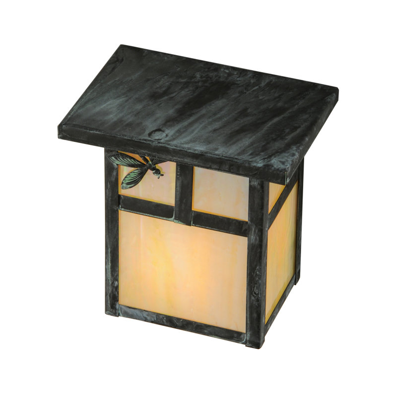 Rustic Lodge 1 - Light Outdoor Bulkhead Light, 6.5"H x 6.5" W x 4.5" D
