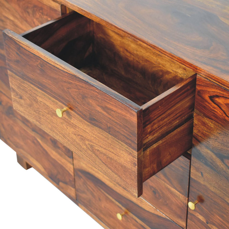 Ellar 140cm Solid Wood Sideboard