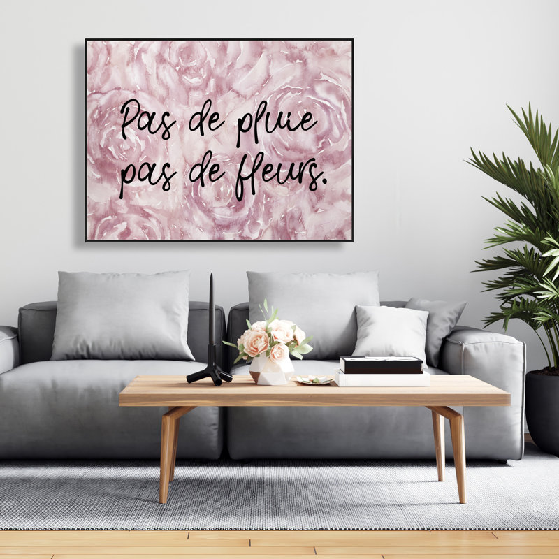 Pas de pluie pas de fleurs