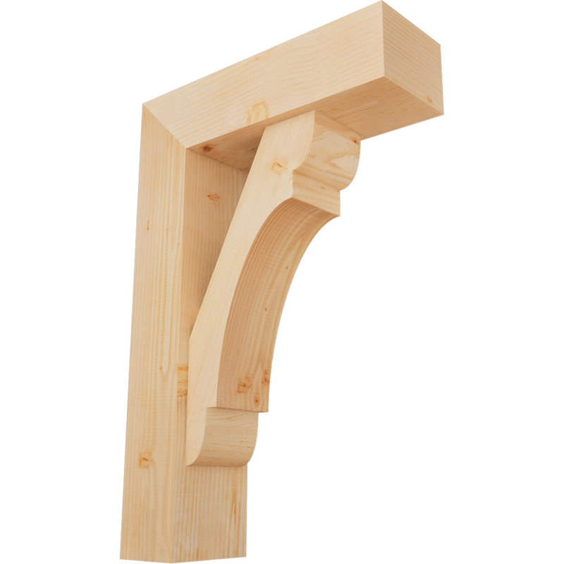 Support de bloc olympique avec entretoise décalée, 36 x 24, Sapin Douglas de l 7 1/2 (lisse)
